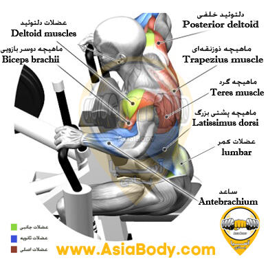 زیر بغل اچ افقی