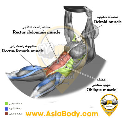 شکم روسی با وزنه