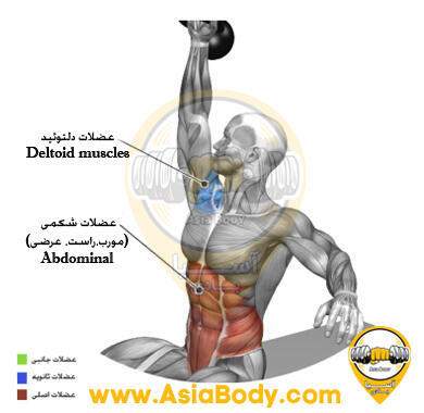 دراز نشست روسی تک دست کتلبل