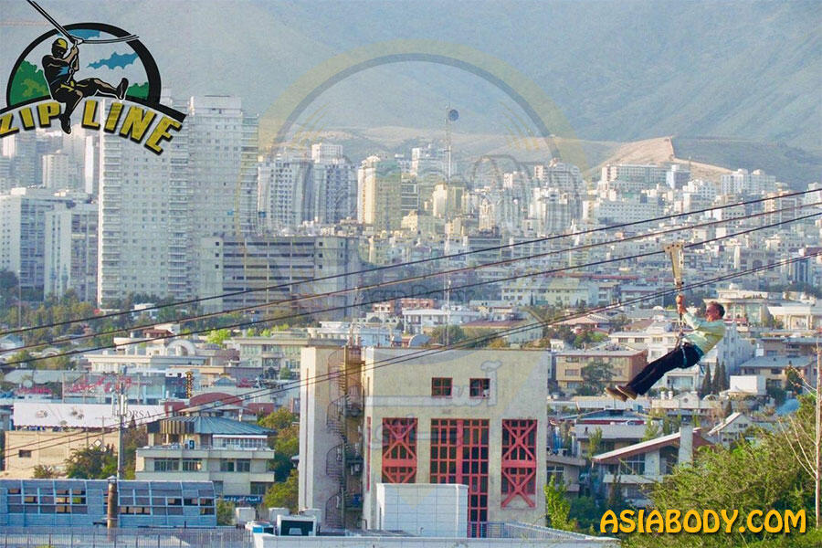 زیپ لاین برج میلاد