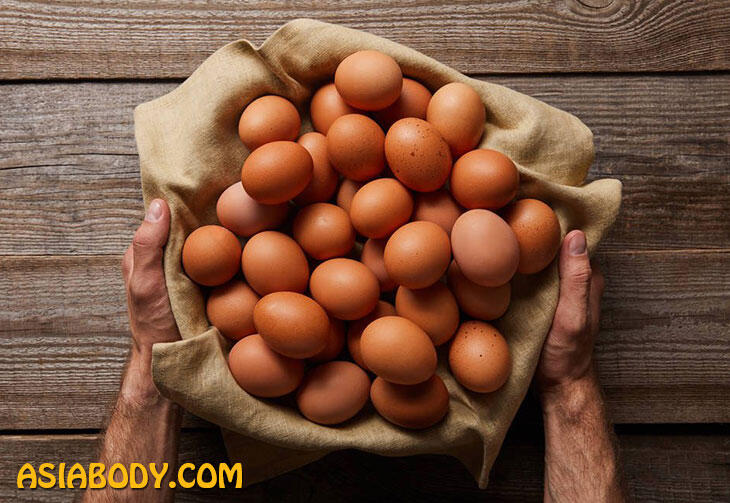 تخم مرغ برای عضله سازی